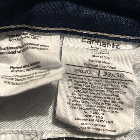 💚👖HP👖💚Carhartt Carpenter Jeans - Picture 4 of 4